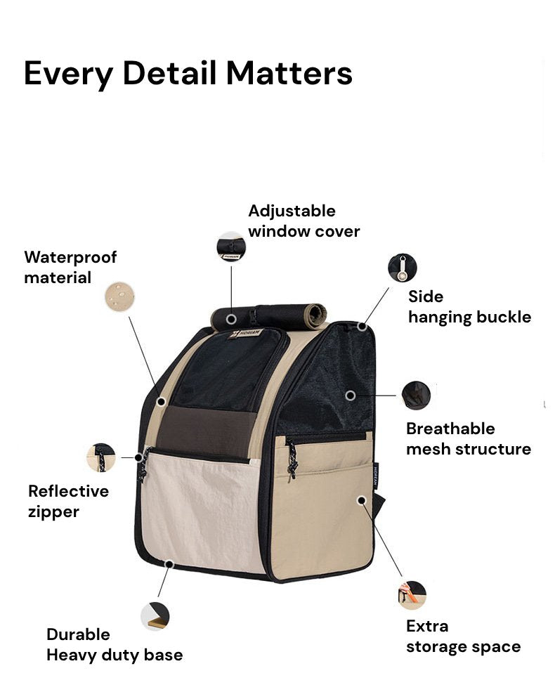 HiDream Heavy Duty Cat Backpack