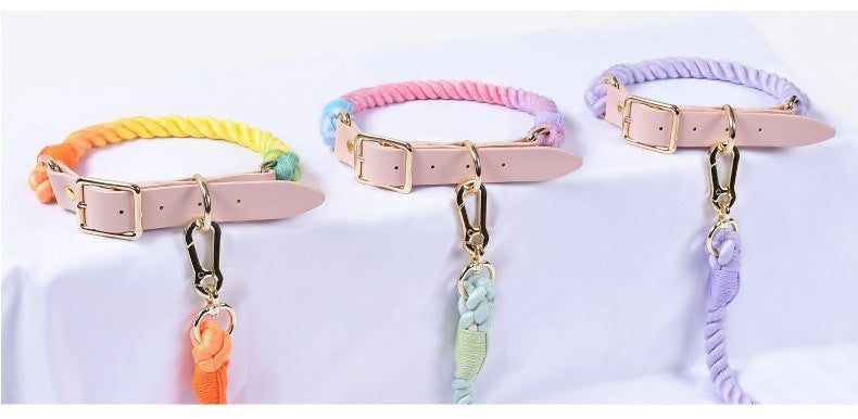 Rainbow Series HandCrafted Cotton Collar