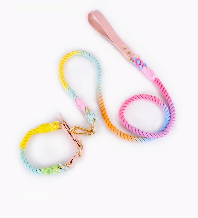 Rainbow Series HandCrafted Cotton Collar