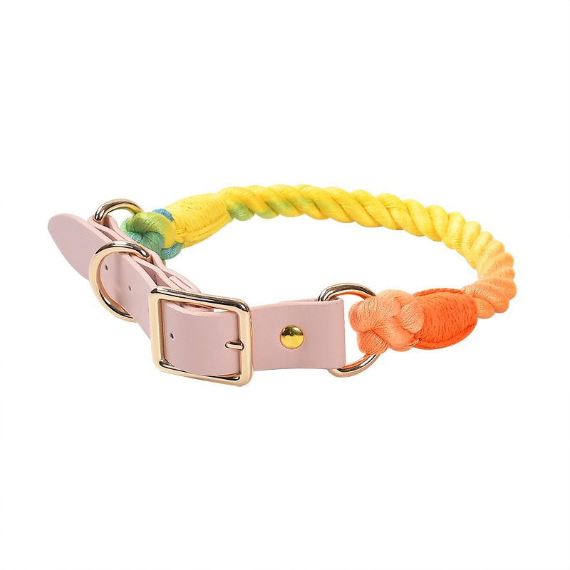 Rainbow Series HandCrafted Cotton Collar
