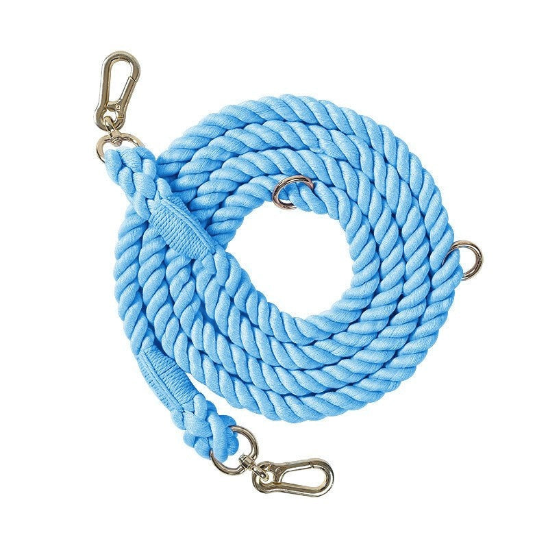 Rainbow Series Multifunctional Double-Ended Cotton Leash