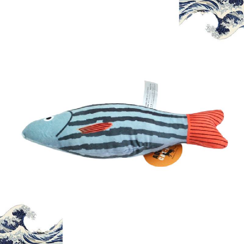 Fish-Shaped Japanese Cartoon Cat Toy